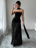 Dili Elegant High-Grade Braid Long Dress Dress Women's Dress 2025 Autumn And Winter