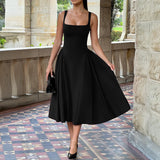 Dili French Temperament Elegant Sling With Joint Skirt Women's Dress 2025 Summer
