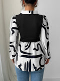 Dili Leisure Vacation Premium Printed Vest Shirt Women's Winter 2025