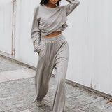 2025Ebay Women's Autumn And Winter New Fashion Sports Leisure Jacket Set Two Sets 68HZ