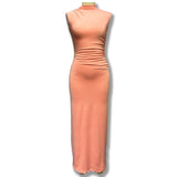 2025 New Sleeveless Round-Neck Temperament Hottie Casual Jacket Dress For Women