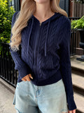 Dili Casual Wool Long-Sleeved Sweater Women's Clothing 2025 Autumn And Winter
