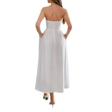 Dili Temperament Elegant Breast-Shaping A-Character Dress Dress Women's Dress 2025 Summer