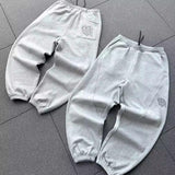 Vintage Embroidery Slacks Men Y2k Harajuku Street Hip Hops Free Sweatpants Trousers 68HZ