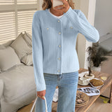 Dili Casual Vacation Wool Long-Sleeved Coat Sweater Women's Clothing 2025 Autumn And Winter