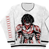 Two-Dimensional Anime Sweater Women In Harajuku Wind Round Knitted Knitted Jersey Hip Hop Dark Women's Clothing 68HZ