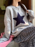 Dili Vacation Round Collar Simple Long-Sleeved Wool Knitting Sweater Women's 2025 Autumn And Winter