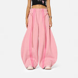 2025 Casual Women's Street Style With Trousers Loose Fashion Wide-Legged Trousers Drag Floor Pants Women 68HZ