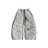 Y2K Retro Splicing Casual Pants Men And Women's Same High Street Small Design Sweatpants Trousers 68HZ