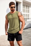 Men's Vest Muscle Fitness Summer New T-Shirt Sleeveless Men's Top
