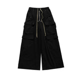 New Rick Dark Owens Wide-Legged Trousers Men And Women's Casual Loose Broad-Legged Trousers 68HZ