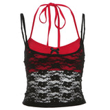 2025WISH Summer New Women's Sexy Mesh Slings Solid Color Hanging Neck Wrapped Two Sets 68HZ