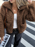 Dili Elegant Simple Fur Long-Sleeved Coat Women's 2025 Autumn And Winter