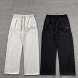 Trendy Brand Broken Planet Letter Embroidery Logo Trousers Men's Street Casual Straight Pants 68HZ