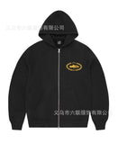 Corteiz Zipper Hoodie Loose High Street Tide Set Print Trousers Casual Set 68HZ