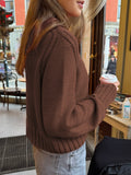 Dili Casual With Long-Sleeved Wool T-Shirt Sweater Women's Clothing 2025 Autumn And Winter