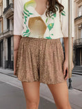 New Sexy Trend Straight-Waist High-Waisted Casual Sleet Three-Point Library Ladies Shorts Pants Women
